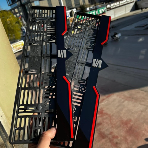 SEAT Uyumlu  Logolu Pleksi Plakalık 2 Adet(1 Takım)